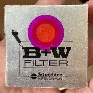 B+W 27mm SCHNEIDER KREUZNACH GREEN chrome frame OPTICAL GLASS SCREW FILTER
